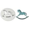 Plastic Cutters - Small Rocking Horse (30mm / 1.2”)