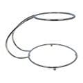 Cake Stand - C Shape Chrome Plated 2 Tier