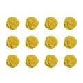 Handcrafted Sugar Decorations - Yellow Roses Pk/12 (Sold in Boxes of 6) (16mm /