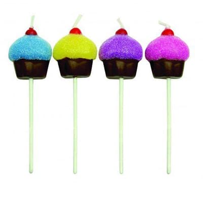 Candles - Cupcake Set of 8 (25mm / 1”)