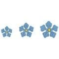 JEM Novelty Cutters - Lacy Flowers Set of 3