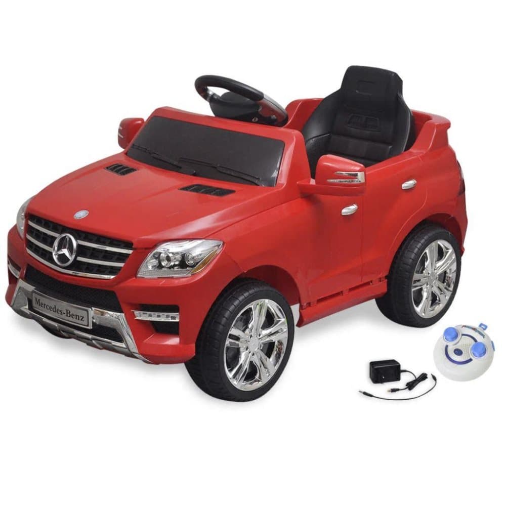 vidaXL Rød Mercedes Benz ML350 Elbil 6 V med fjernkontroll