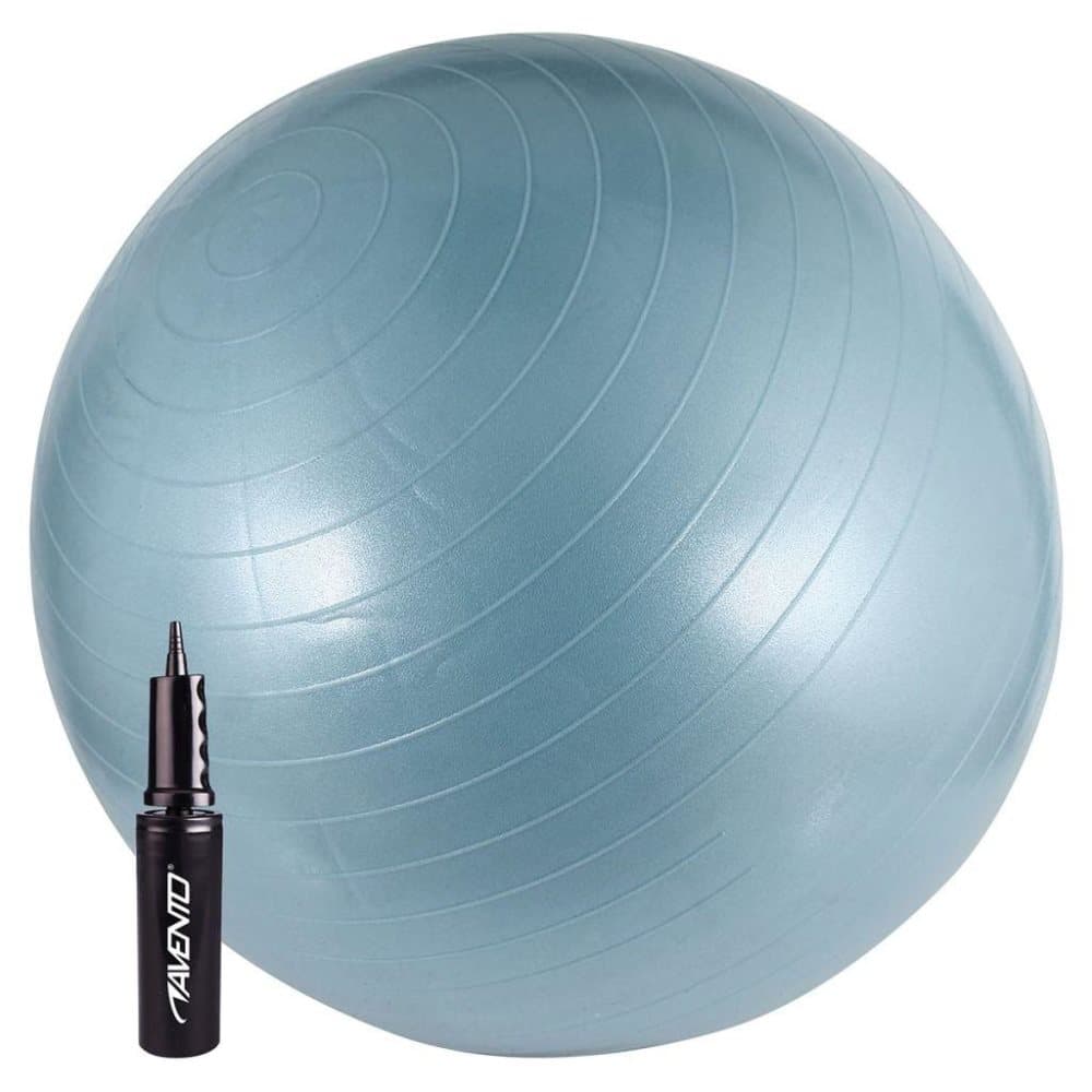 Avento Fitnessboll med pump 65 cm blå 41VV-LBL