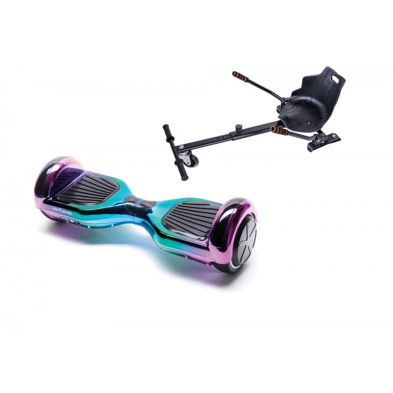 Paket Smart Balance™ Hoverboard 6.5 tums, Regular Dakota + HoverKart, Bluetooth, 700 ström, lysdioder