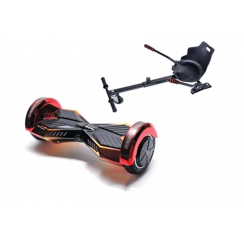 Package Smart Balance™ Hoverboard 6.5 inch, Transformers Sunset + Hoverseat, Motor 700 Wat, LED