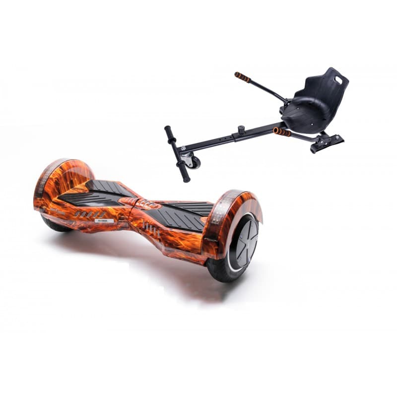 Package Smart Balance™ Hoverboard 6.5 inch, Transformers Flame + Hoverseat, Motor 700 Wat, LED