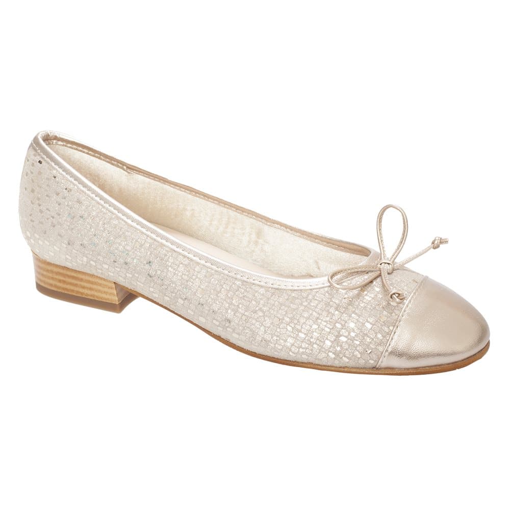 Riva Womens/Ladies Ledro Suede Leather Ballerina Court Shoe