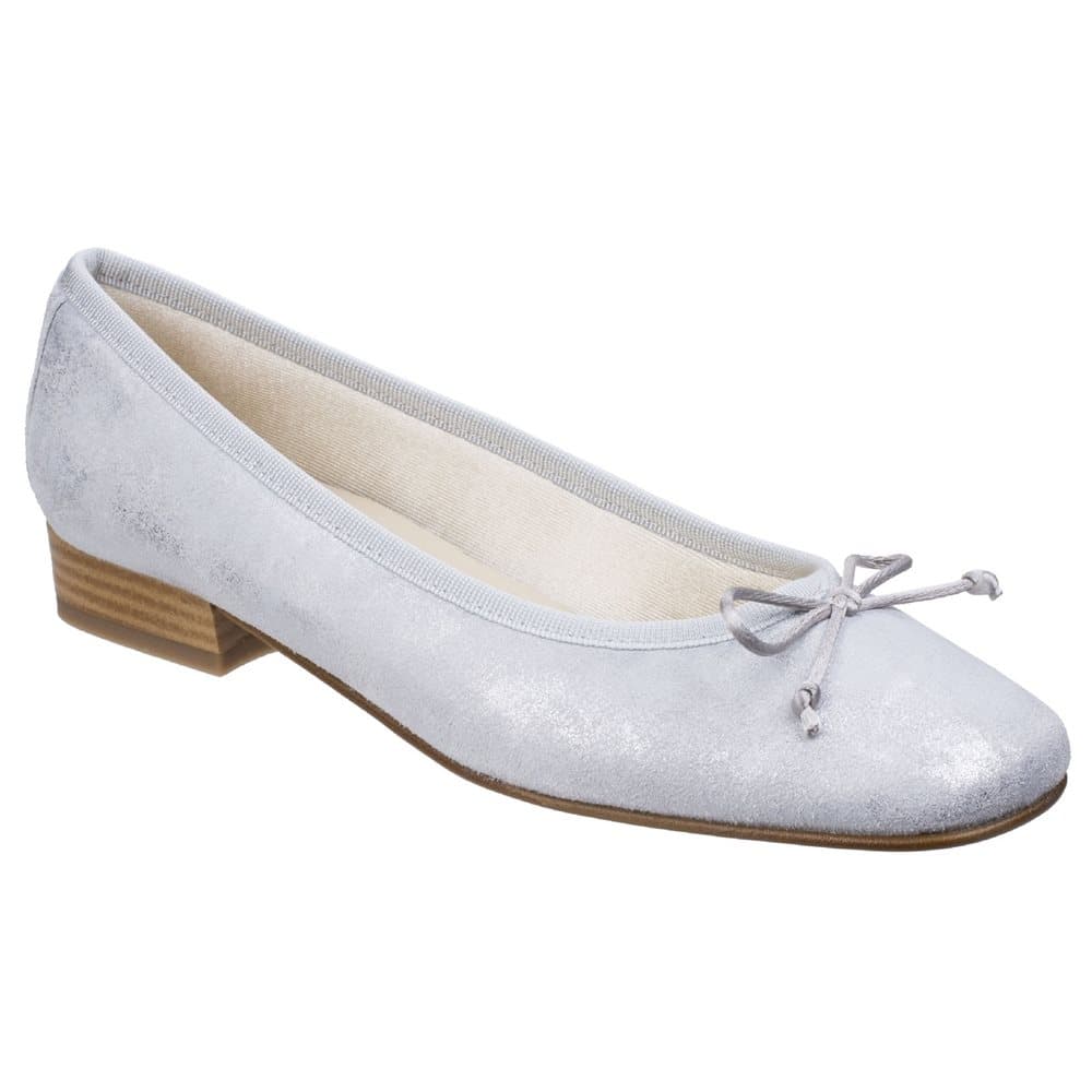 Riva Womens/Ladies Fiastra Printed Suede Slip On Ballerina Pumps