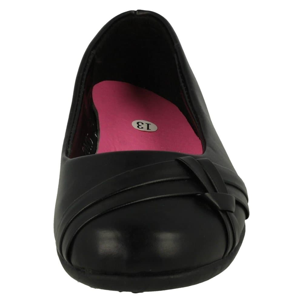 Spot On Childrens Girls Slip On School Shoes