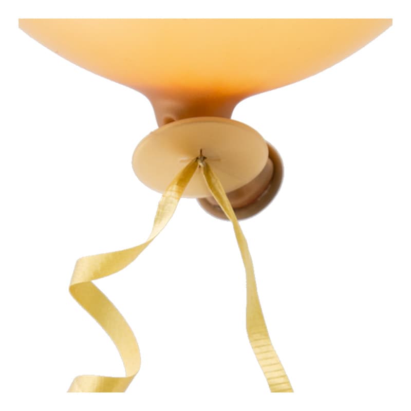 Ballonklemme med Snor Guld