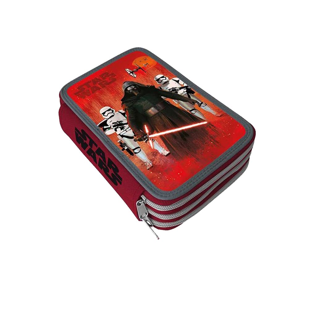 Star Wars Triple Skolset Pen Box Pennset med 43 dele