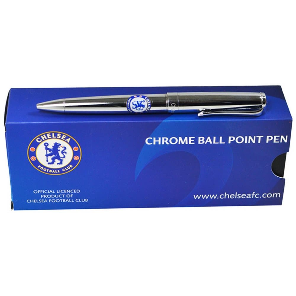 Chelsea FC Officiell fotboll Chrome Ball Point Pen
