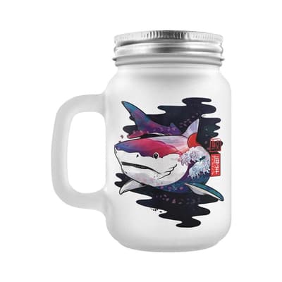 Unorthodox Collective Fuka Frosted Glass Mason Jar