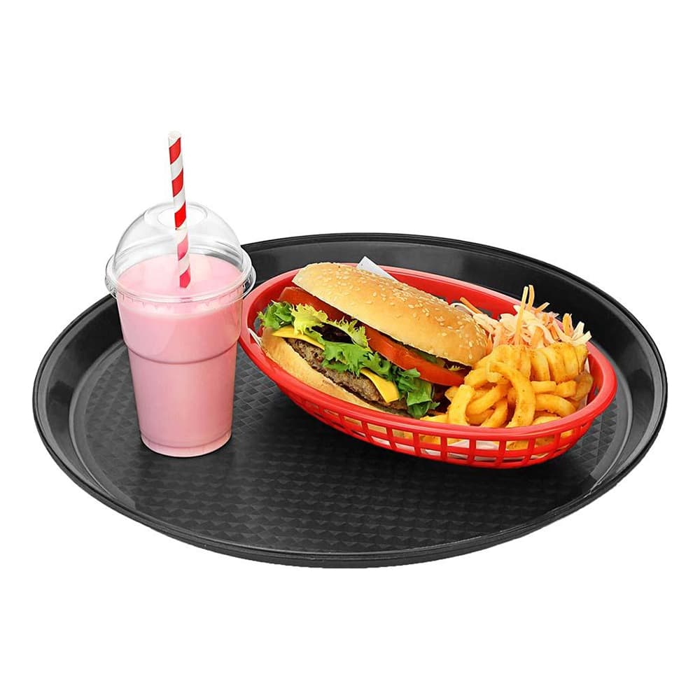 Fast food brett Svart