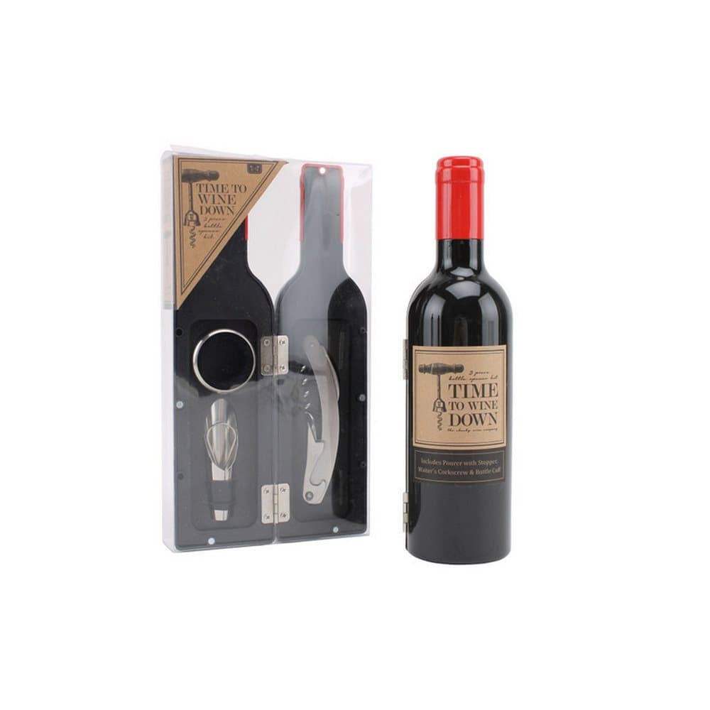 CGB Giftware Loft Time To Unwind 3 Piece Wine Set