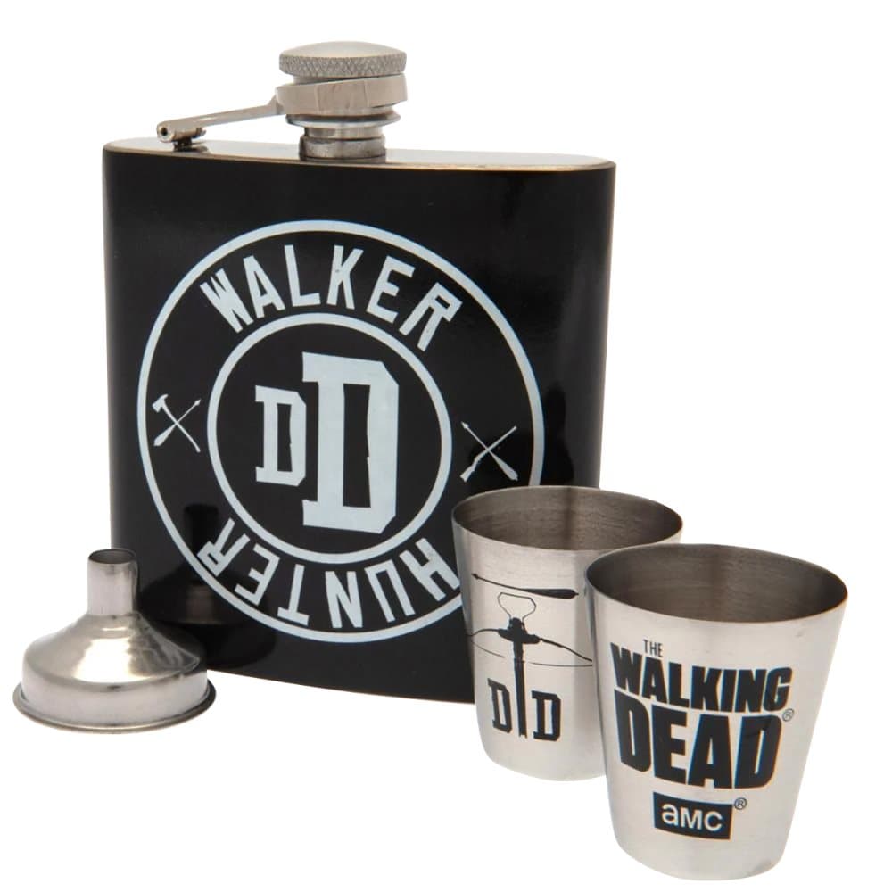 The Walking Dead Walker Hunter Hip Flask Gift Set