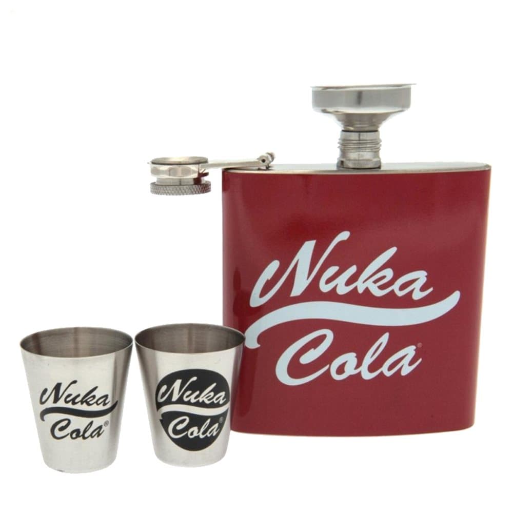 Fallout Official Nuka Cola Hip Flask Gift Set