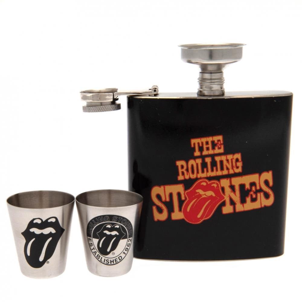 The Rolling Stones Hip Flask Set