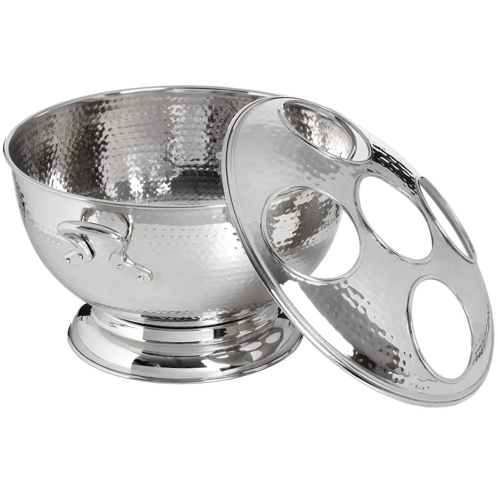 Hill Interiors Metal Champagne Cooler (Copper or Silver)