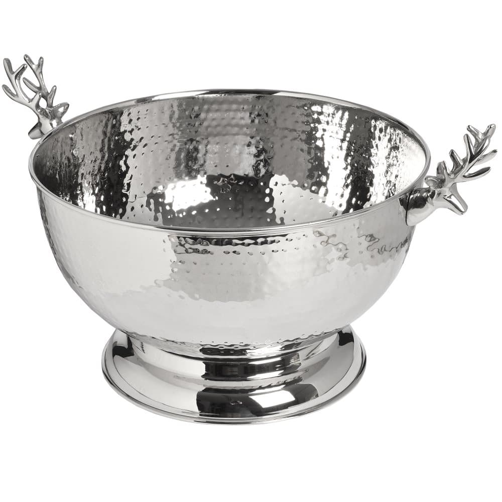 Hill Interiors Nickel Stag Wine Cooler