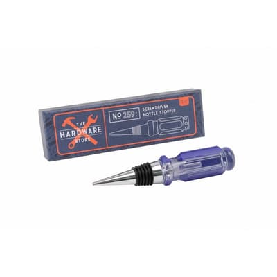 CGB Giftware The Hardware Store Screwdriver Bottle Stopper