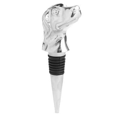 Hill Interiors Dog Bottle Stopper