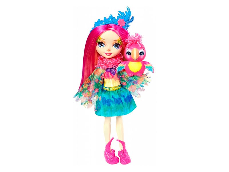 Enchantimals girl Peeki Parrot - doll