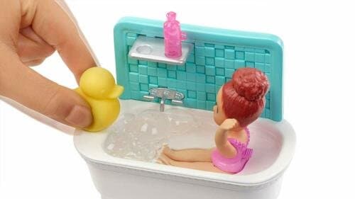 Barbie Skipper Babysitter Lekset Badkar FXH05