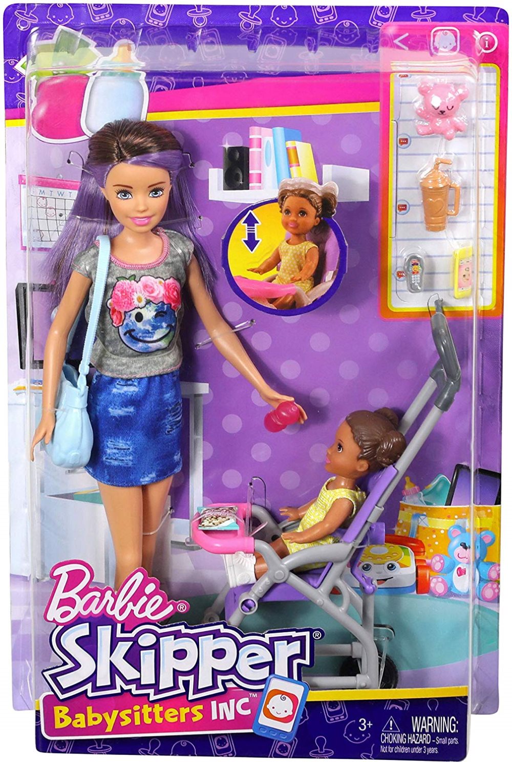 barbie stroller playset