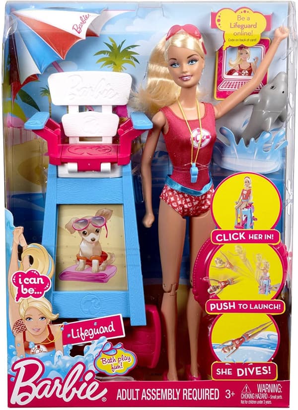 Barbie I Can Be Lifeguard Playset