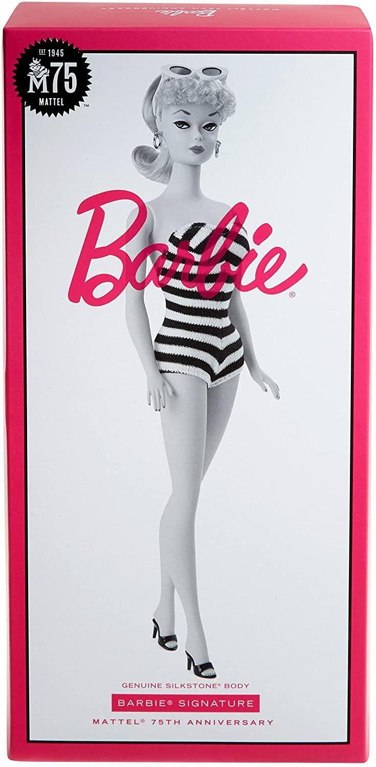 Barbie Signature Mattel 75th Anniversary Doll, Original 1959 Doll