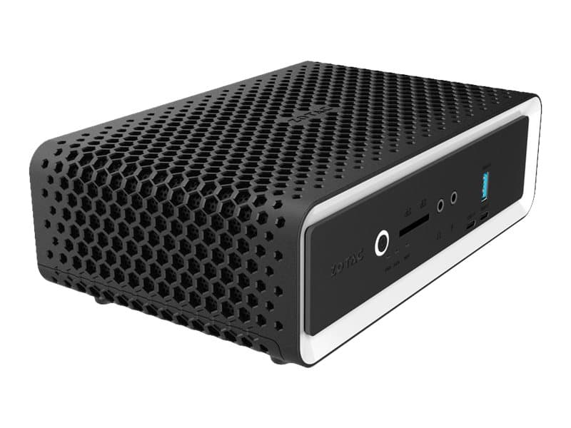 ZOTAC ZBOX C Series CI660 nano - Barebone - mini-PC - 1 x Core i7 8550U / 1.8 GHz - RAM 0 GB - UHD Graphics 620 - GigE - WLAN: 802.11ac, Bluetooth 4.