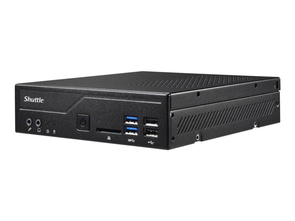 Shuttle XPC slim DH310V2 - Barebone - Slim-PC - LGA1151 Socket - Intel H310 - ingen CPU - RAM 0 GB - GigE