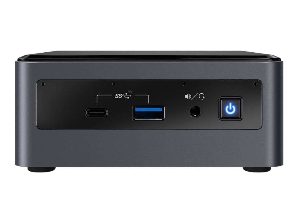 Intel Next Unit of Computing Kit 10 Performance - NUC10i5FNH - Barebone - mini-PC - 1 x Core i5 10210U / 1.6 GHz - RAM 0 GB - UHD Graphics - GigE, 80