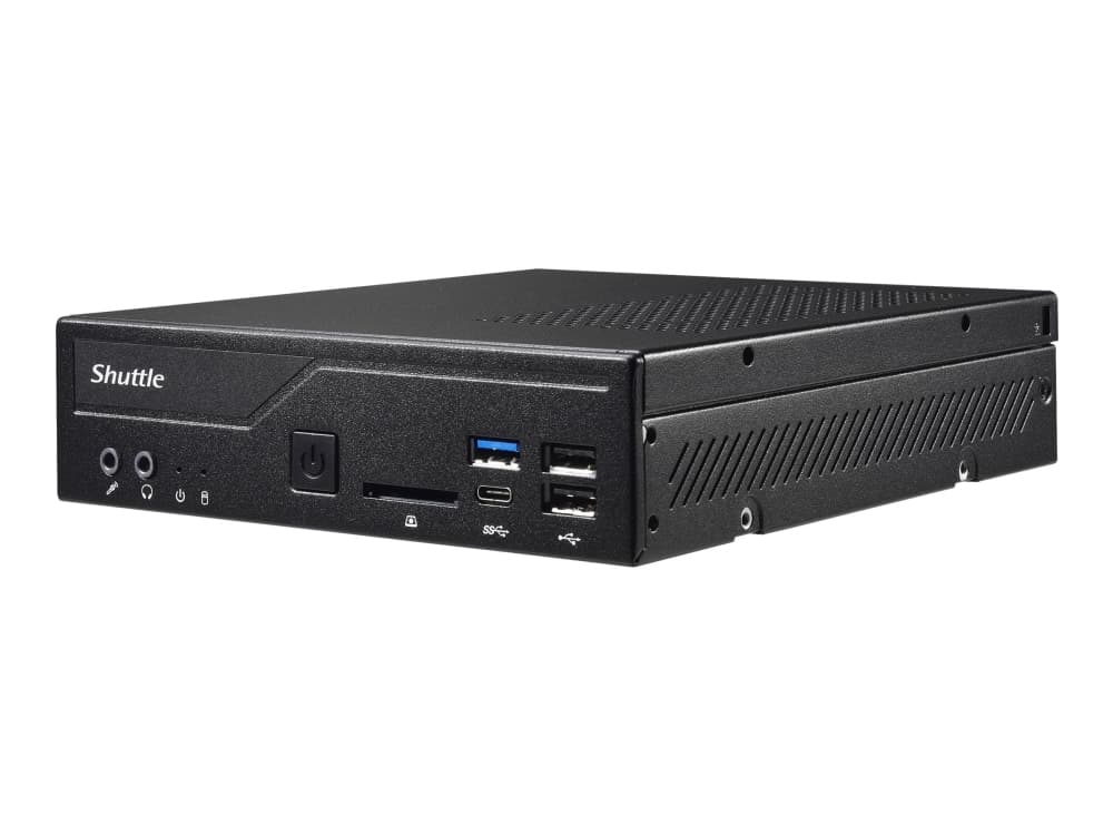 Shuttle XPC slim DH310S - Barebone - Slim-PC - LGA1151 Socket - Intel H310 - ingen CPU - RAM 0 GB - GigE