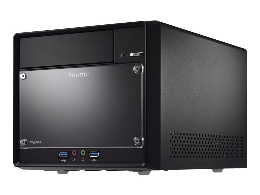 Shuttle XPC cube SH310R4 V2 - Barebone - mini-PC - LGA1151 Socket - Intel H310 - ingen CPU - RAM 0 GB - GigE