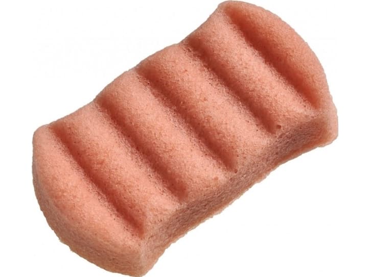 Konjac Veido valymo kempinele Konjac Sponge Pink Clay
