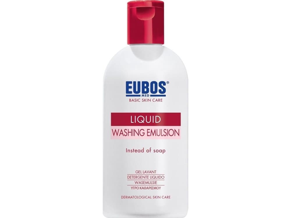Eubos Med Basic Skin Care Liquid Washing Emulsion Red lotion for washing the body scented 200ml