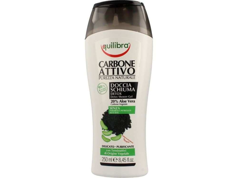 Equilibra Carbo Detox Shower Gel Aloe Vera 250ml