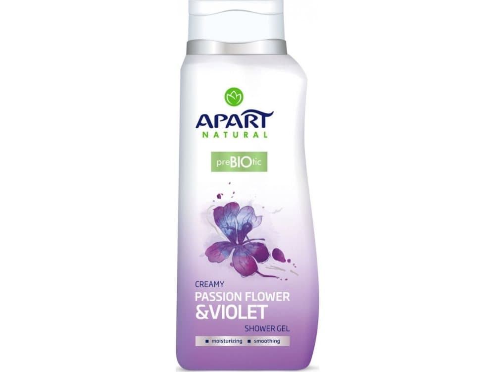 Apart Natural Prebiotic Passiflora shower gel and violet 400ml
