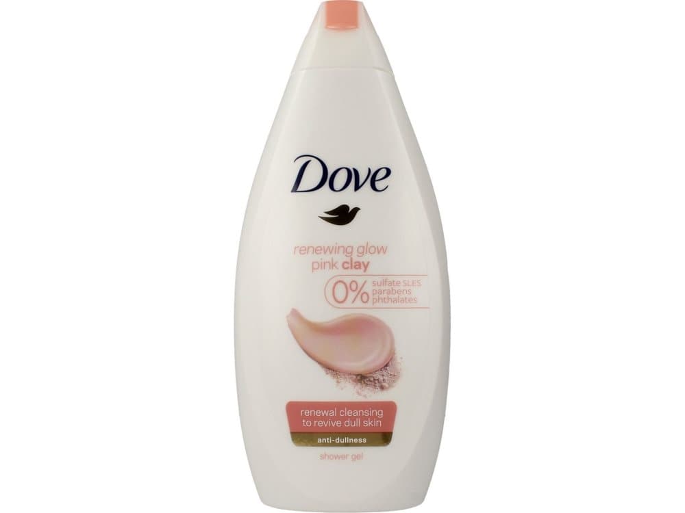 Dove Renewing Glow Pink Clay Shower Gel Anti - Dullnes 500ml