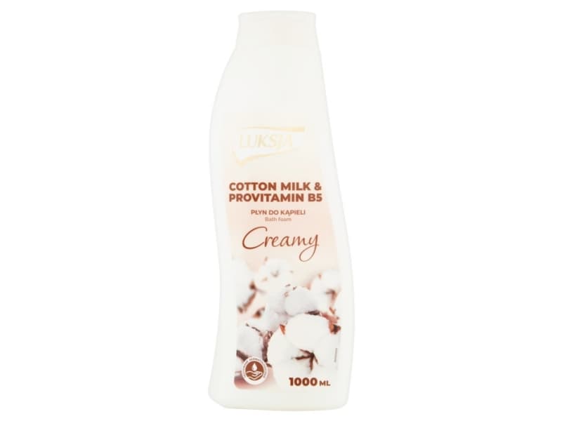 Luksja Creamy Cotton Milk & Provitamin B5 bath foam 1000ml