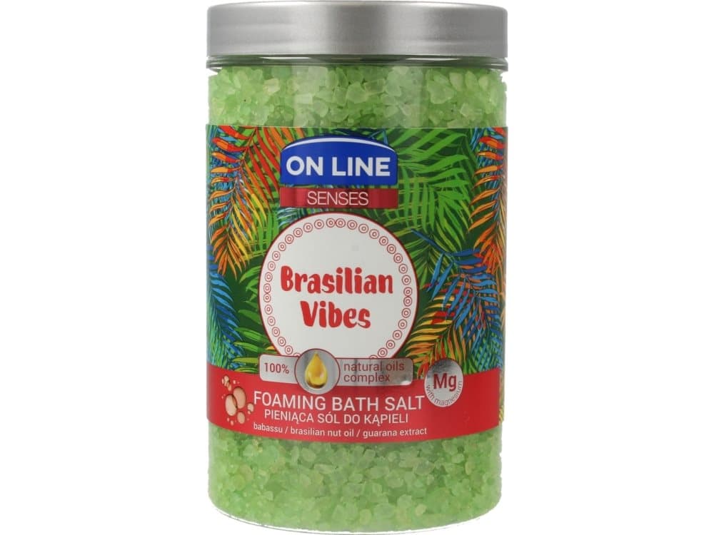 On Line Bath Salt Senses Brasilian Vibes 480ml
