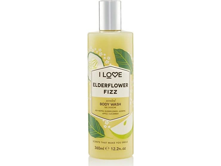 I love Elderflower Fizz 360ml Shower Gel