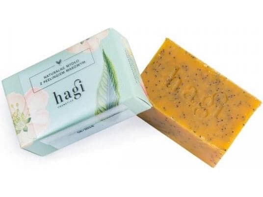 Hagi Soap with sea buckthorn oil and poppy seed peeling 100g