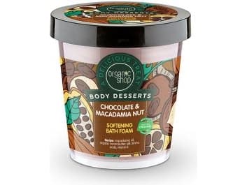 Organic Shop Body Desserts bath foam Softening Chocolate & Macadamia 450ml
