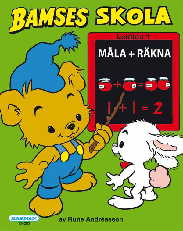 Bamses Skola Måla+Räkna