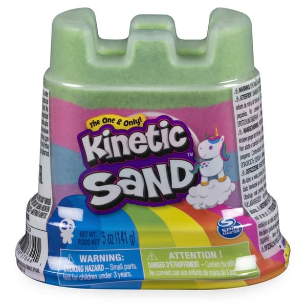 Kinetic Sand Rainbow Unicorn Castle