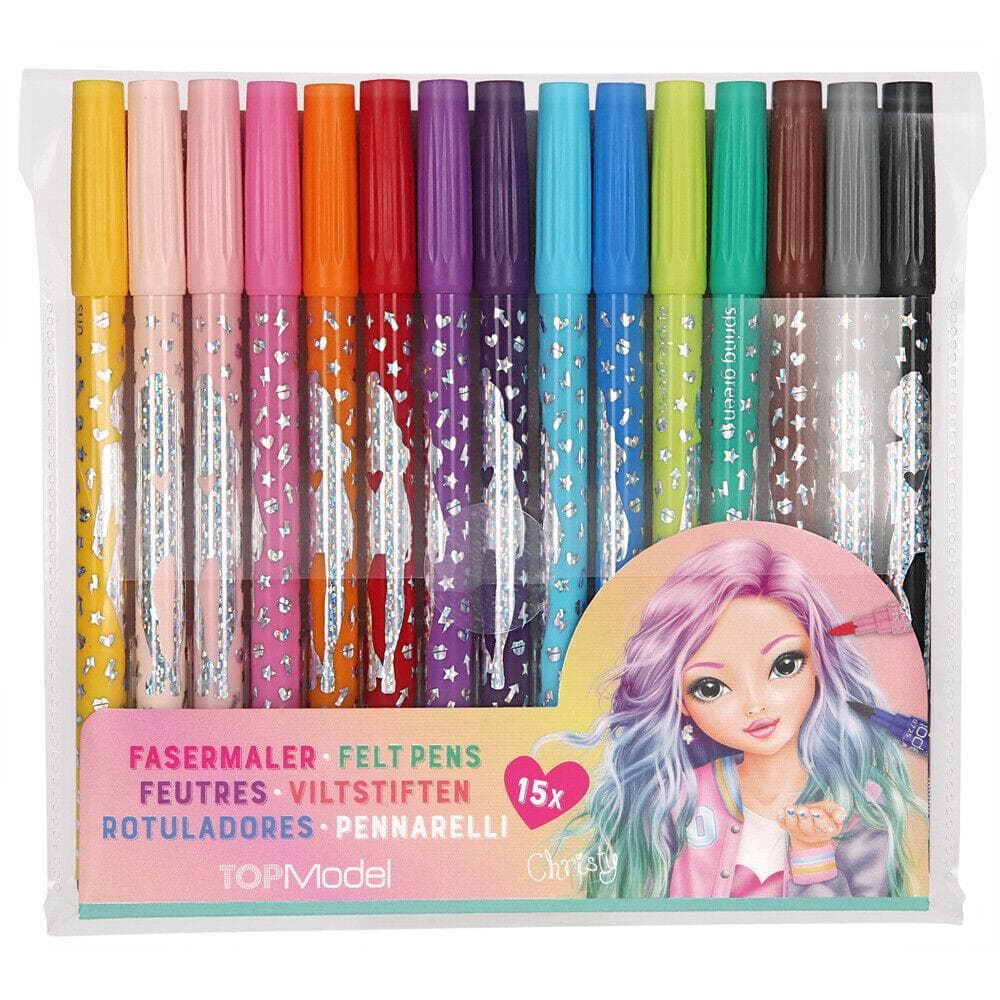 TOPModel Tuschpennor 15-pack