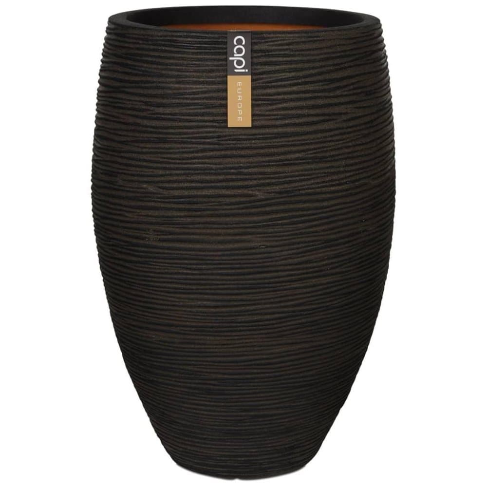 Capi Blomsterpotte Nature Rib elegant Deluxe 40x60 cm brun KOFB1131